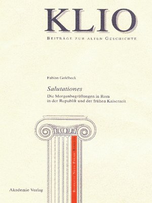 cover image of Salutationes